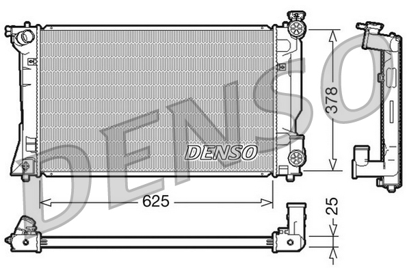 Radiateur Denso DRM50035