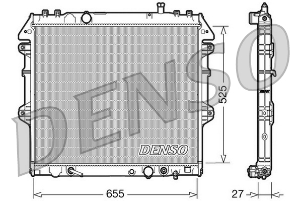 Radiateur Denso DRM50045