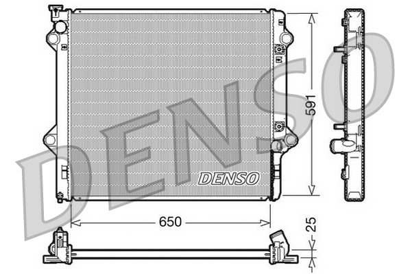 Radiateur Denso DRM50046