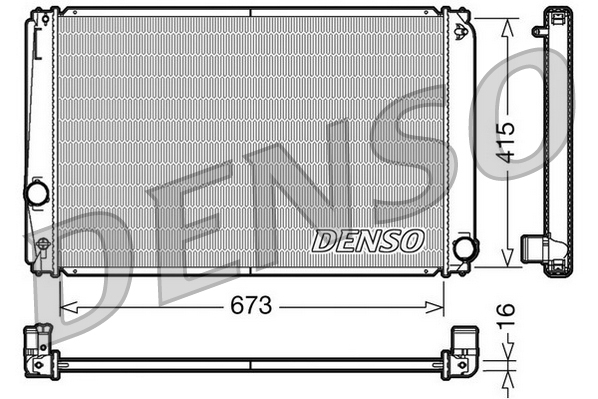 Radiateur Denso DRM50051