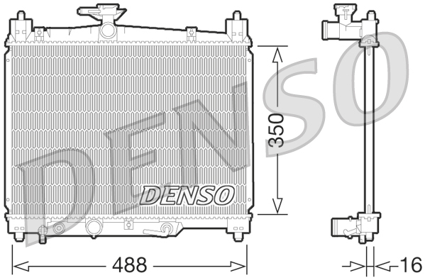 Radiateur Denso DRM50066