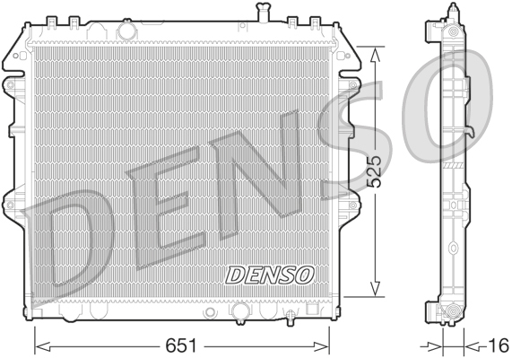 Radiateur Denso DRM50069