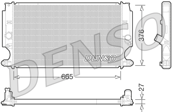 Radiateur Denso DRM50072