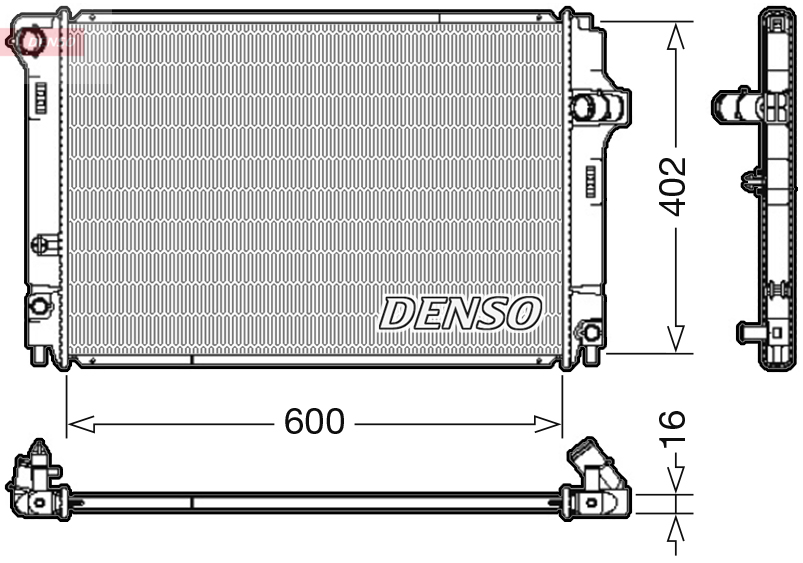 Radiateur Denso DRM50089