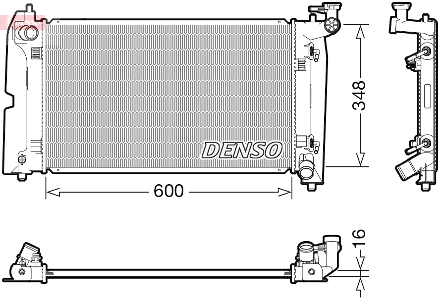 Radiateur Denso DRM50111