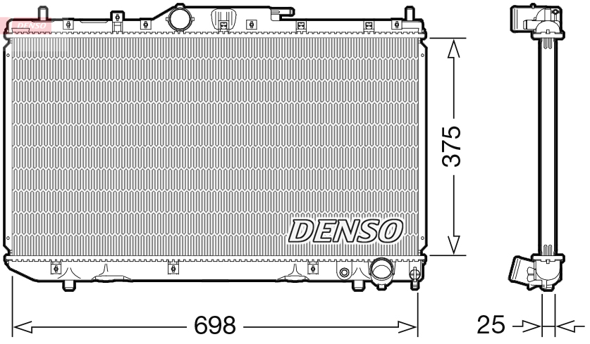 Radiateur Denso DRM50114