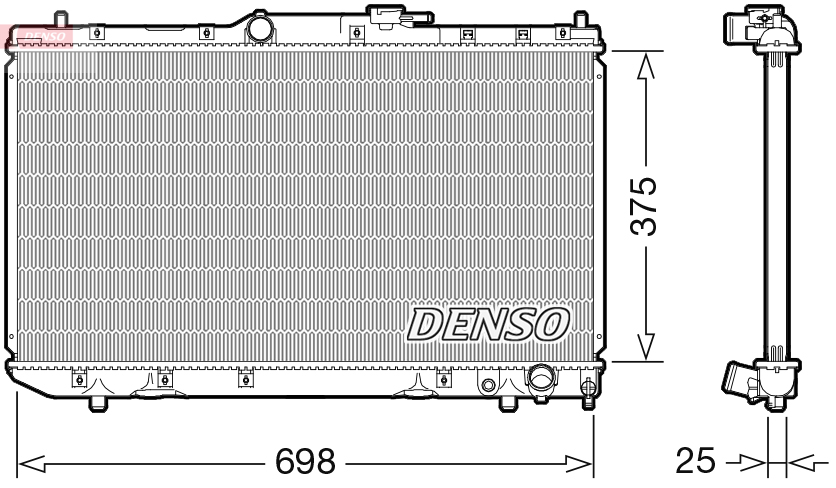 Radiateur Denso DRM50116