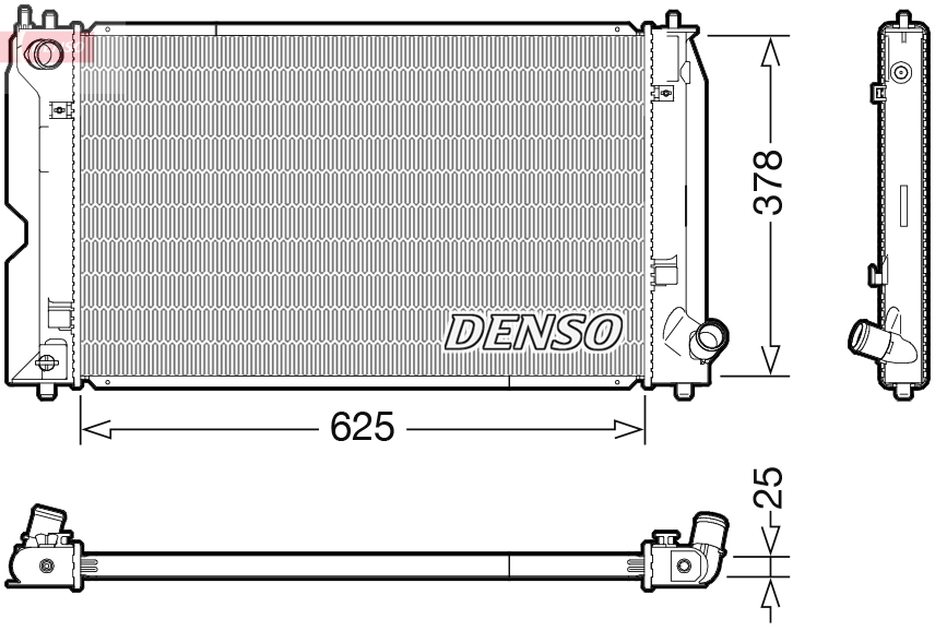 Radiateur Denso DRM50119