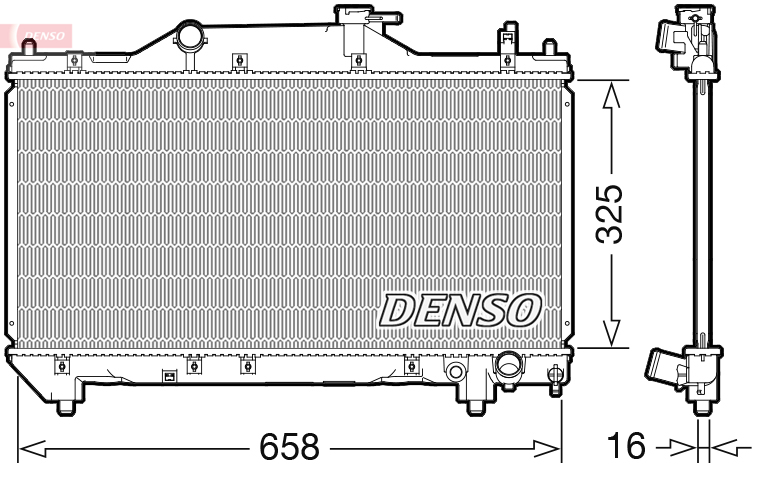 Radiateur Denso DRM50131