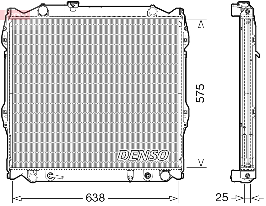 Radiateur Denso DRM50138