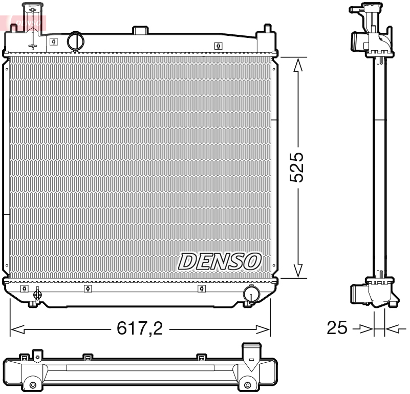 Radiateur Denso DRM50141