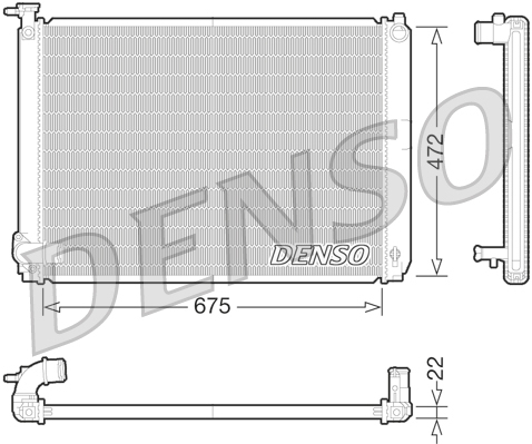 Radiateur Denso DRM51010