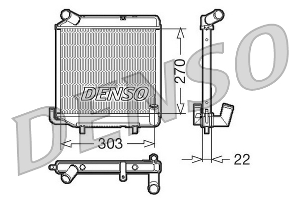 Radiateur Denso DRM99003