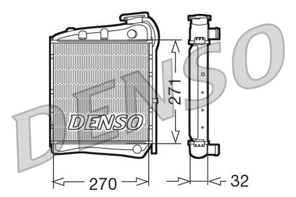 Radiateur Denso DRM99004