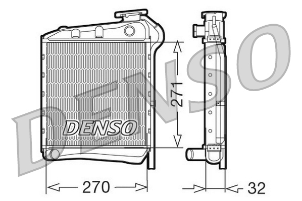 Radiateur Denso DRM99005