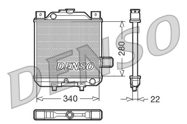 Radiateur Denso DRM99006