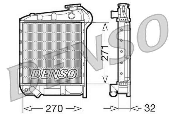 Radiateur Denso DRM99008