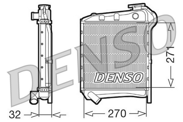 Radiateur Denso DRM99009
