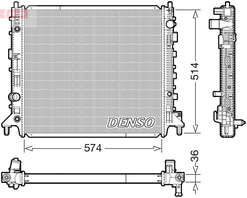 Radiateur Denso DRM99013