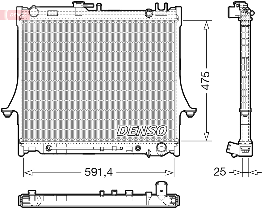 Radiateur Denso DRM99015