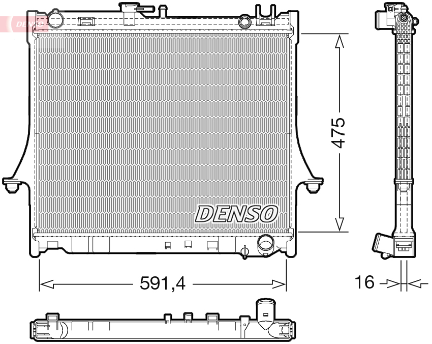 Radiateur Denso DRM99016