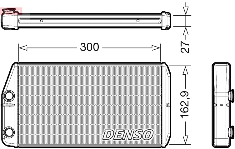 Kachelradiateur Denso DRR01002