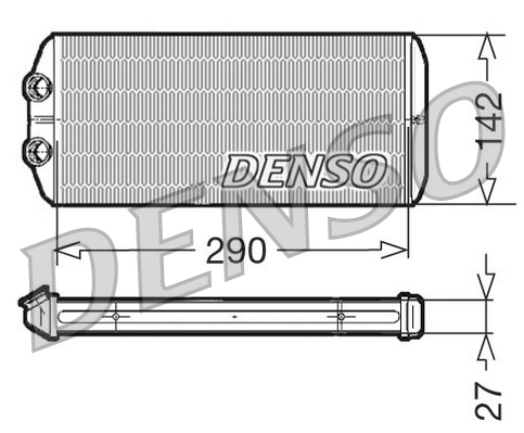 Kachelradiateur Denso DRR07005