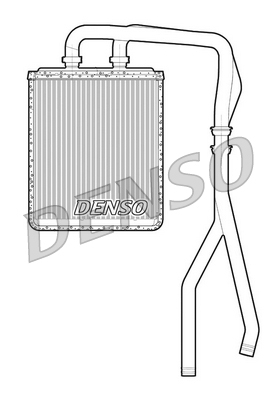 Kachelradiateur Denso DRR12010