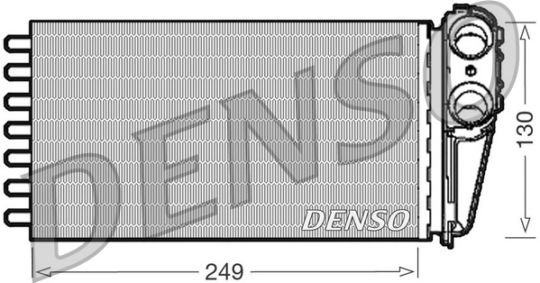 Kachelradiateur Denso DRR21001