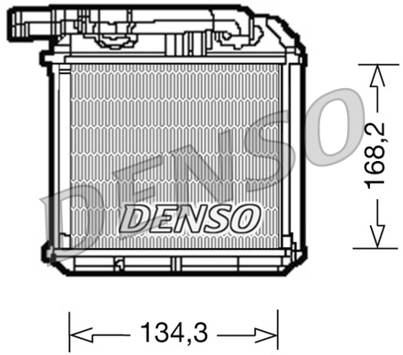 Kachelradiateur Denso DRR28001