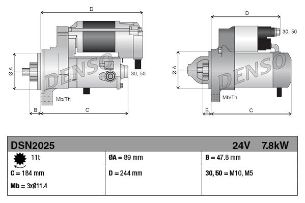 Starter Denso DSN2025