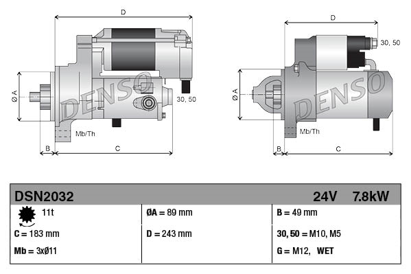 Starter Denso DSN2032