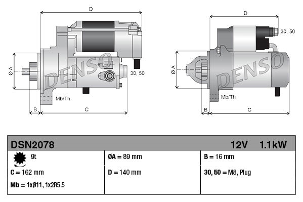 Denso Starter DSN2078