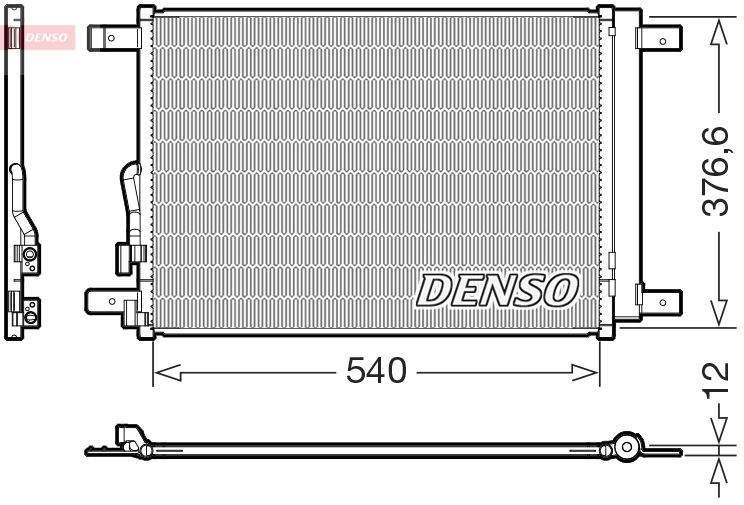 Condensor, airconditioning Denso DCN32033