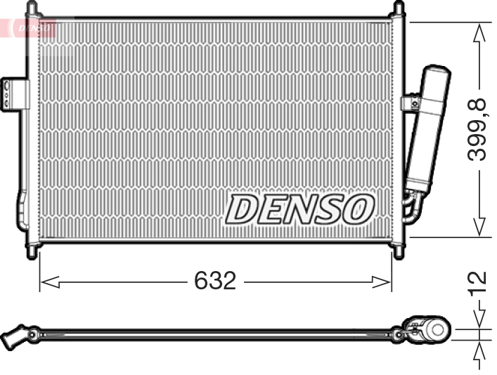 Condensor, airconditioning Denso DCN99084