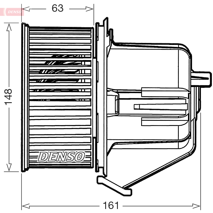 Interieurventilatie Denso DEA07027