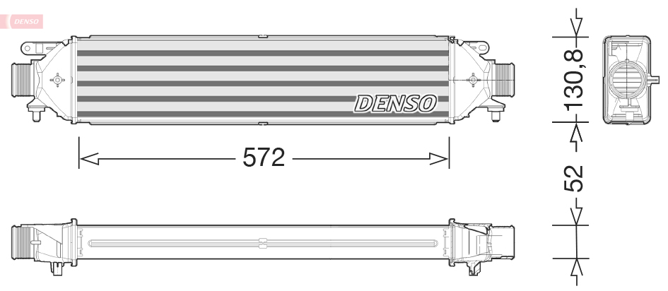 Interkoeler Denso DIT09122