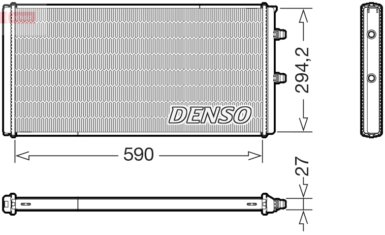 Radiateur Denso DRM05076
