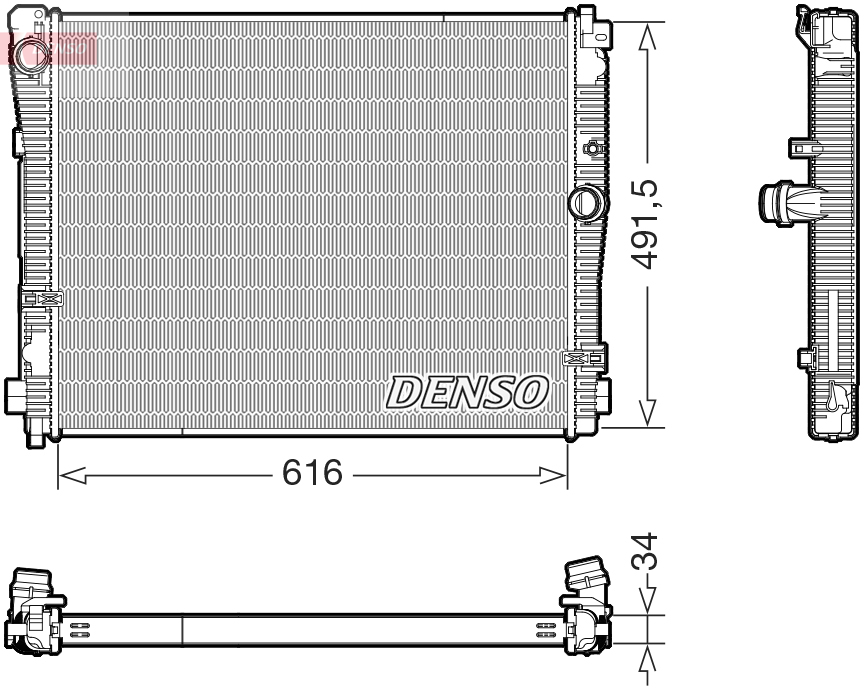Radiateur Denso DRM05079