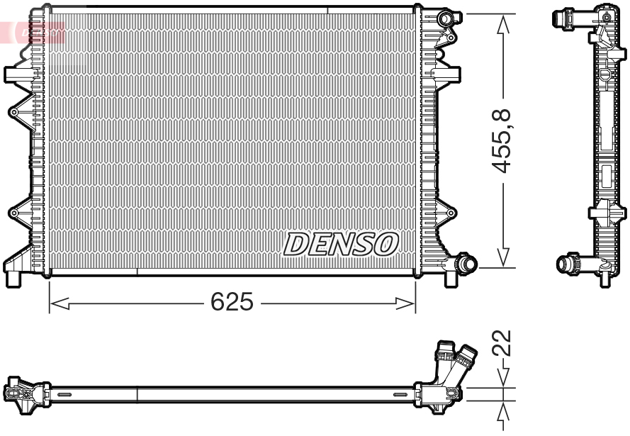 Radiateur Denso DRM32066