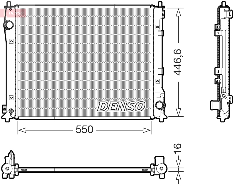 Radiateur Denso DRM40110