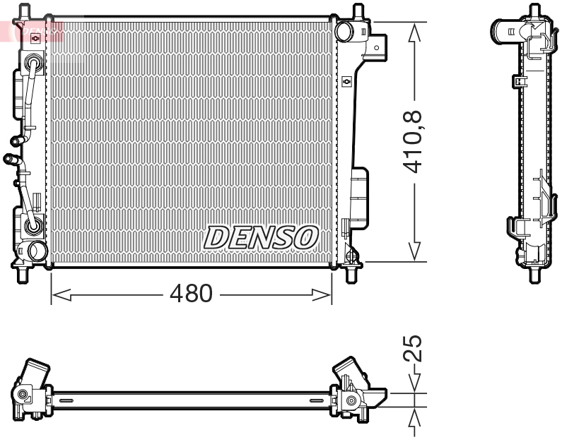 Radiateur Denso DRM43018