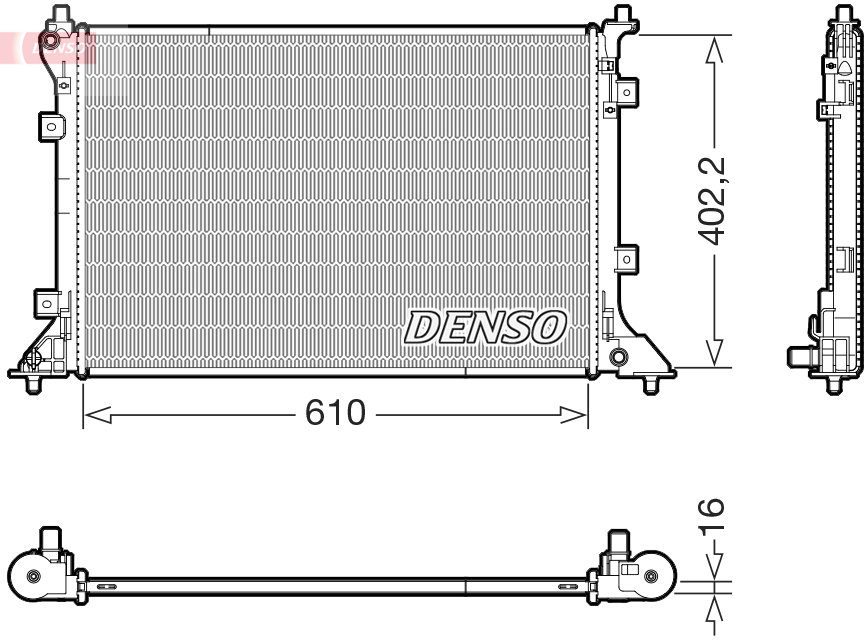 Radiateur Denso DRM43024