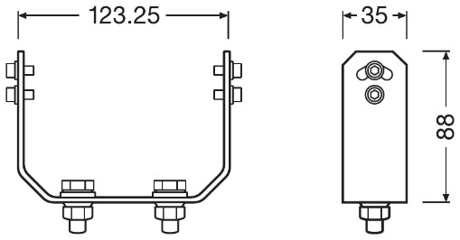 Osram Lamphouder LEDPWLACC102