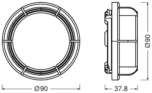 Osram Koplamp glas LEDCAP07