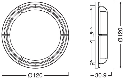 Osram Koplamp glas LEDCAP08