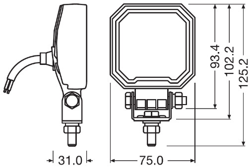 Osram Werklamp LEDWL105-WD