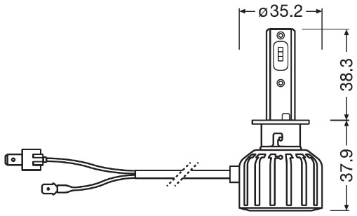 Osram Gloeilamp, koplamp 64150DWNB-2HFB