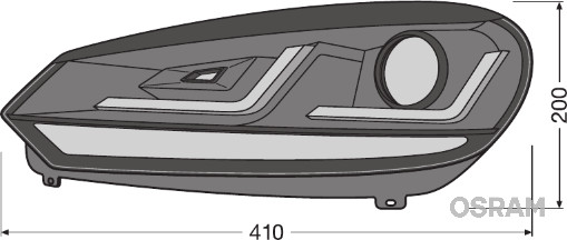 Osram Verstraler LEDHL102-BK