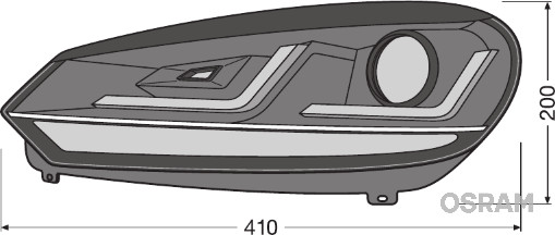 Osram Verstraler LEDHL102-GTI